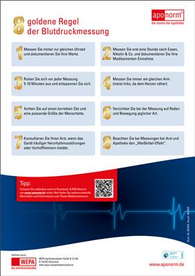 Blutdruck-Dokumentationsbogen für die Beratungsecke
