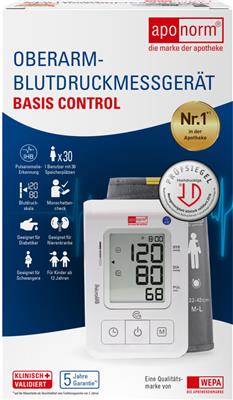 aponorm<sup>®</sup> Basis Control Oberarm-Blutdruckmessgerät