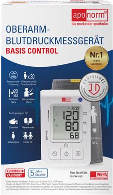 aponorm<sup>®</sup> Basis Control Oberarm-Blutdruckmessgerät