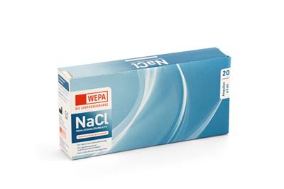 <p>WEPA NaCl Inhalationslösung 0,9% 20 Ampullen à 5 ml</p>