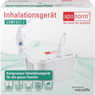 <p>Leerfaltschachtel aponorm<sup>®</sup> Inhalator Compact 2</p>
