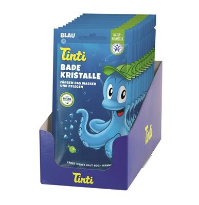 Tinti Badekristalle blau