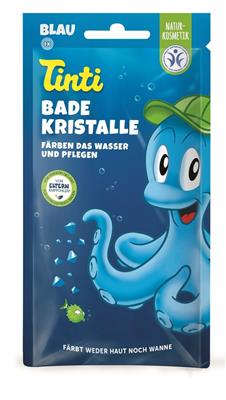 Tinti Badekristalle blau