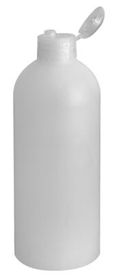 Kunststoffflasche 500ml, PE-HD inkl. Klappschaniervers.