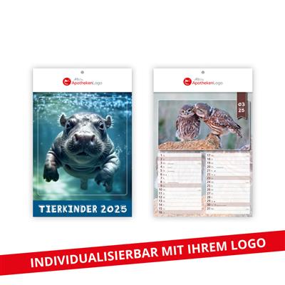 Wandkalender Tiere 21,0 x 31,5 
