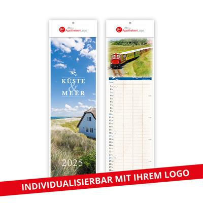 Wandkalender Küste und Meer 14,3 x 48,5