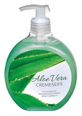 <p>Seifenspender 500 ml Aloe Vera neutral</p>