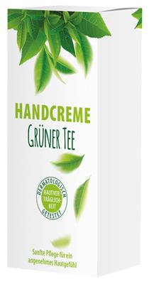 Faltschachteln für Handcreme Grüner Tee 75 ml neutral