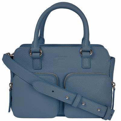 Chi Chi Fan City Bag mini, blue farry