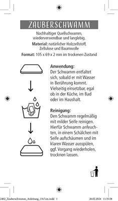 Zauberschwamm mit rotem Apo-A