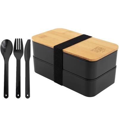 <p>Bento Lunchbox mit Besteck</p>