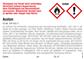 Gefahrstoff-Etiketten GHS Aceton