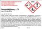 Gefahrstoff-Etiketten GHS Ammoniaklösung