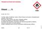 Gefahrstoff-Etiketten GHS Ethanol