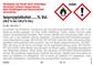 Gefahrstoff-Etiketten GHS 2-Propanol (38-100 % Vol.)