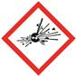 Gefahrensymbol-Etiketten Explodierende Bombe, GHS 01