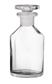 Steilbrustflasche, enghalsig, klarglas, 100 ml