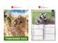 Wandkalender Tiere 21,0 x 31,5 
