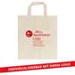 Baumwoll-Tragetasche, 10 Liter, natur, individuell